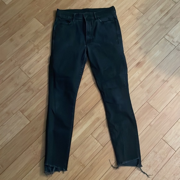 Mother Stunner Zip Ankle Step Fray Jeans - Picture 2 of 7